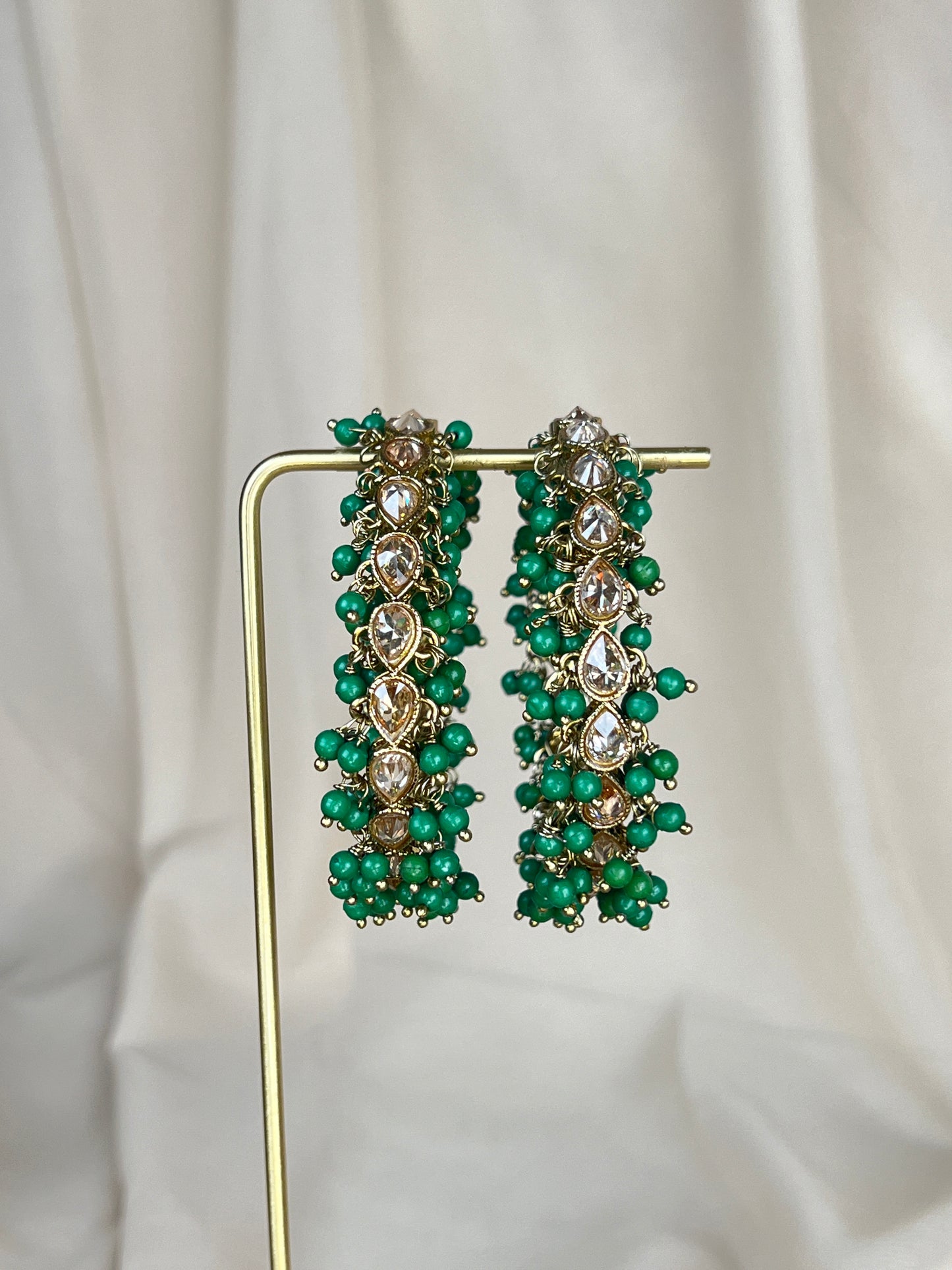 Polki Pearl Bangle Pair