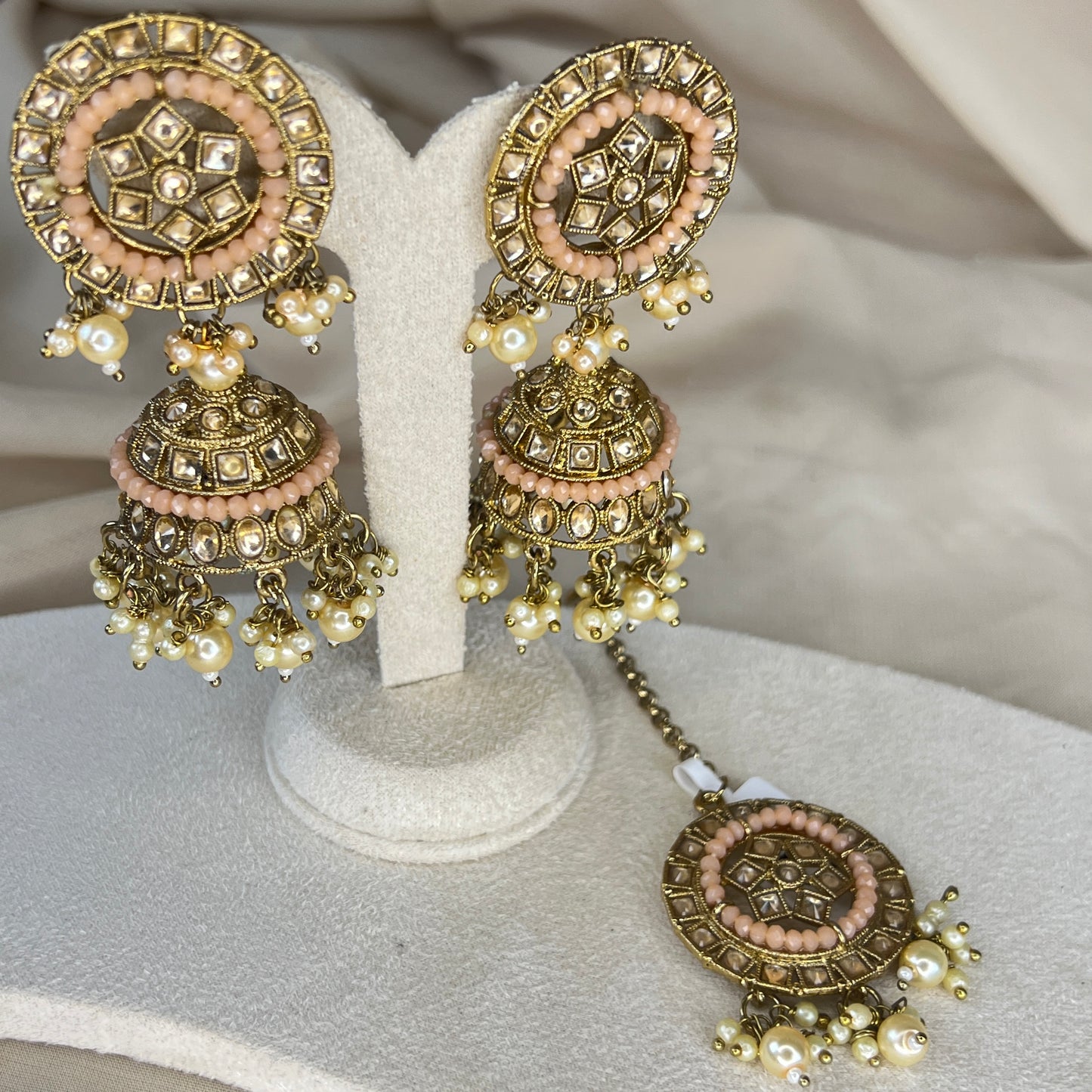 Jhumka Earring and Tikka Set