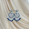 Heart Silver Earrings