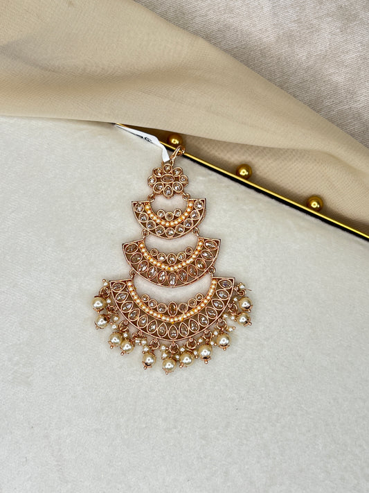 Rose Gold Pearl Jhoomar