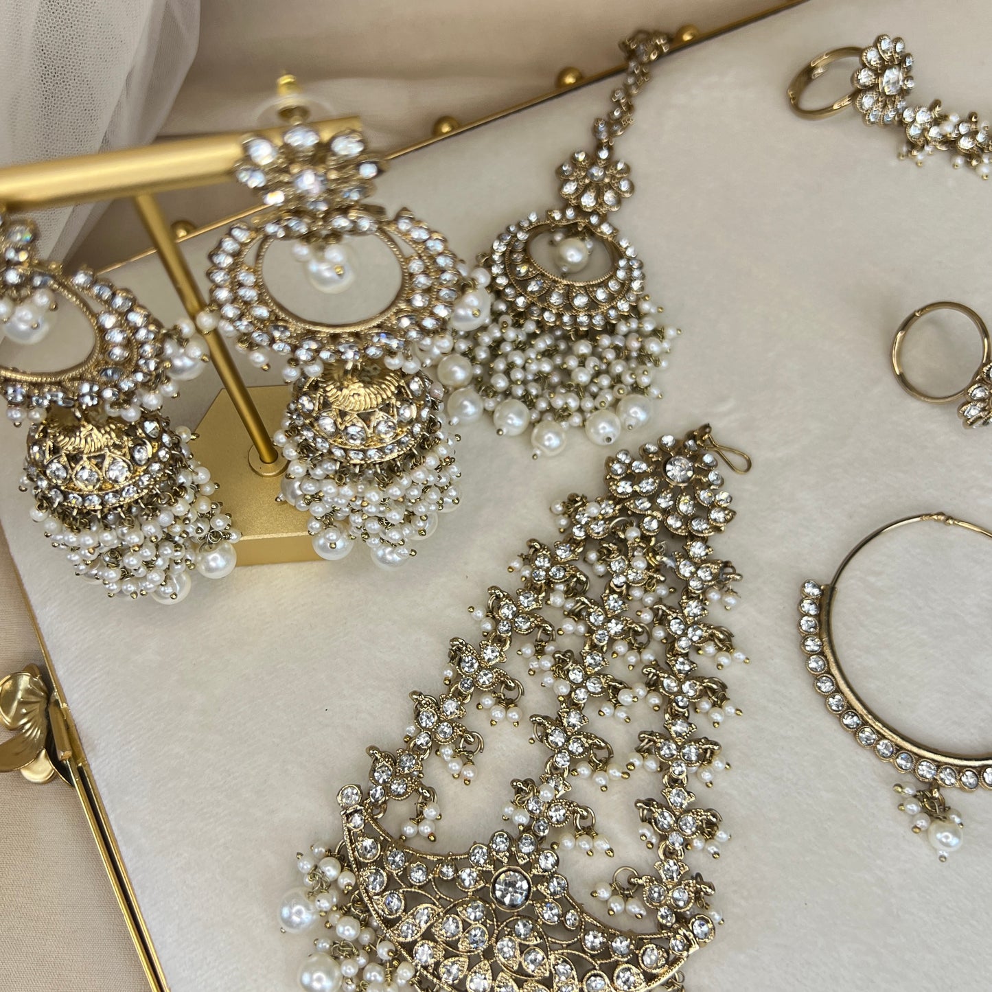 Long Layered Mala Full Bridal Set