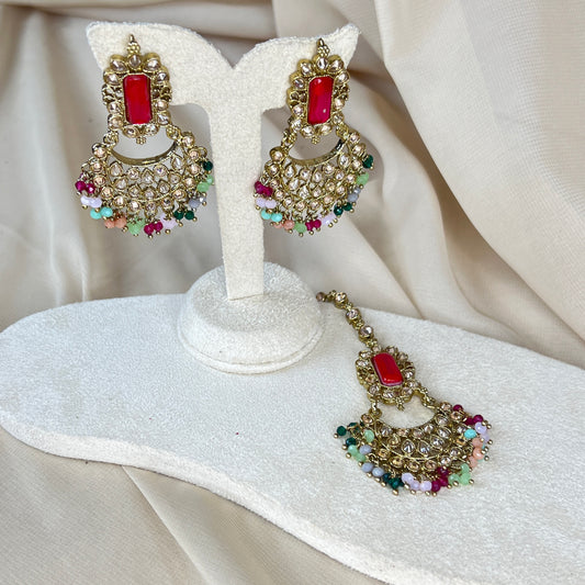 Earring and Tikka Set