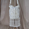 White Beaded Pearl Potli | Purse