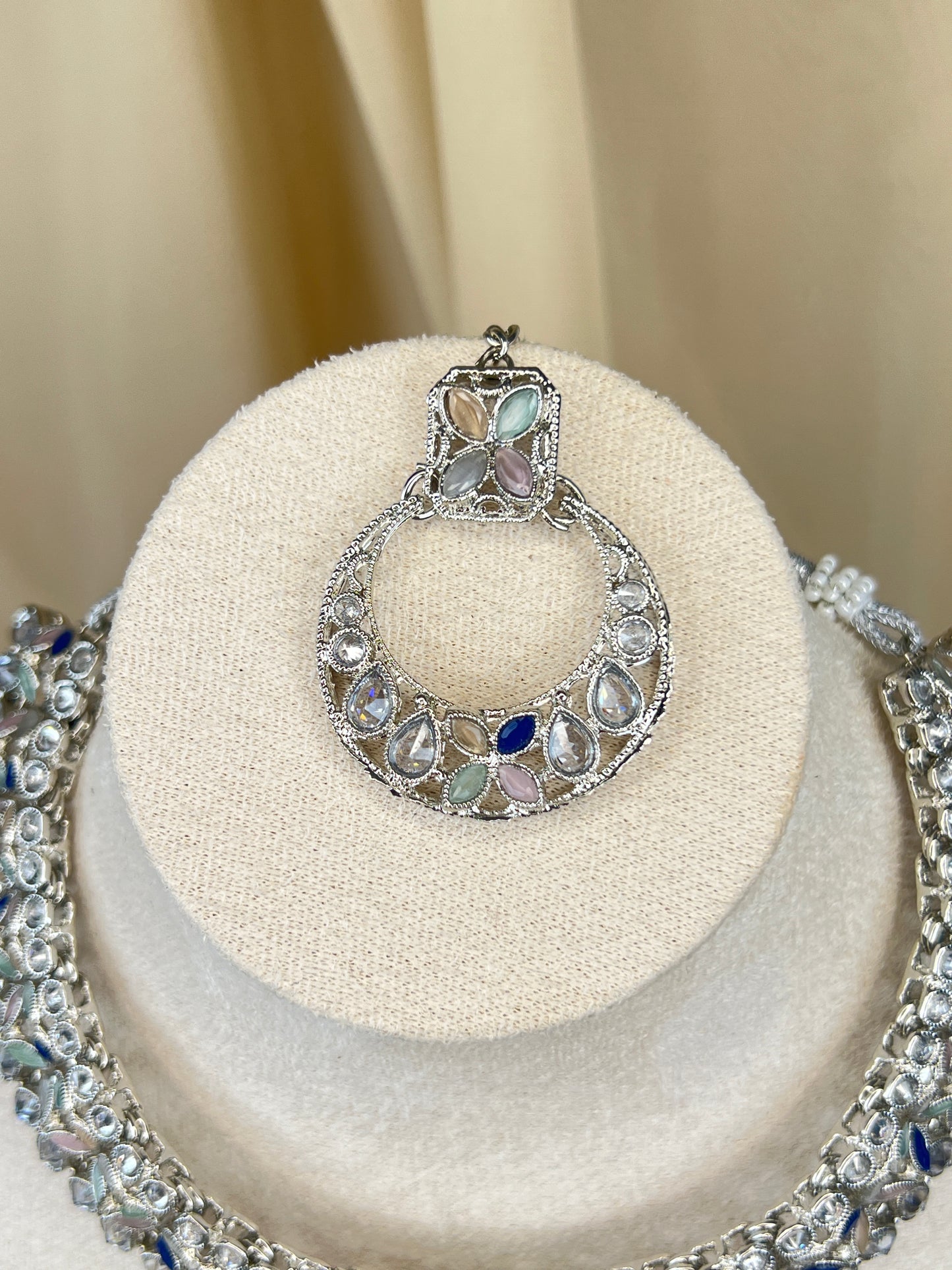 Silver Necklace Set