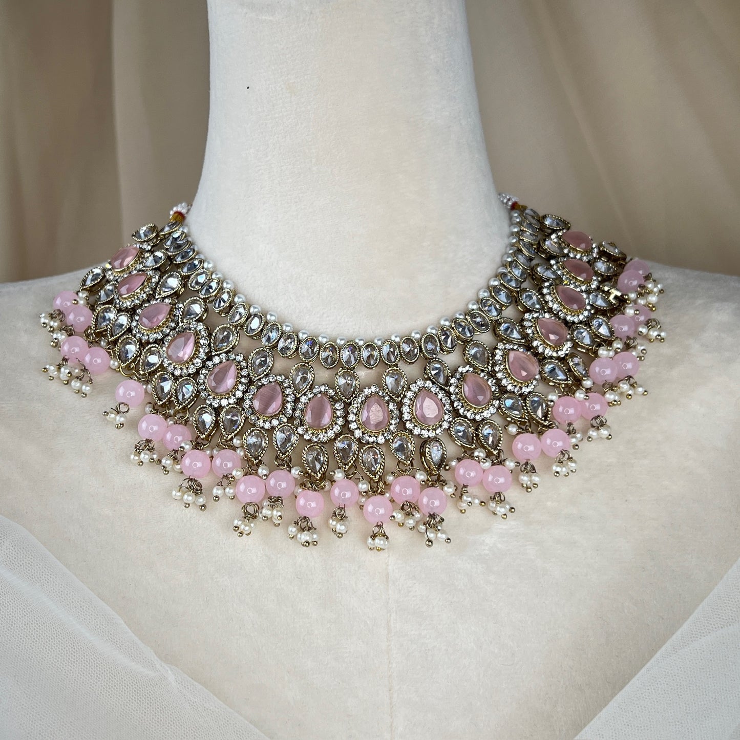 Polki Semi Bridal Choker Set