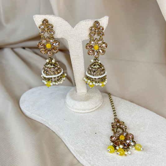 Jhumka Earring & Tikka Set