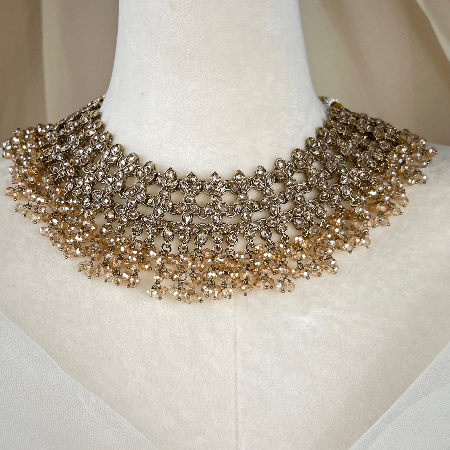 Pakistani Style Semi Bridal Set w/Jhoomar