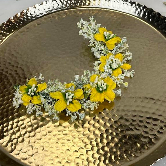 Floral | Faux Flowers | Hair Bun Accessory