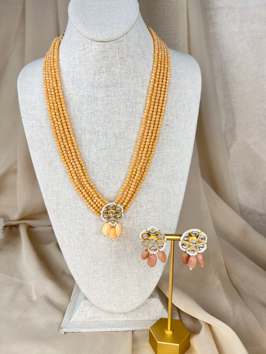 Beaded Strand Necklace Set