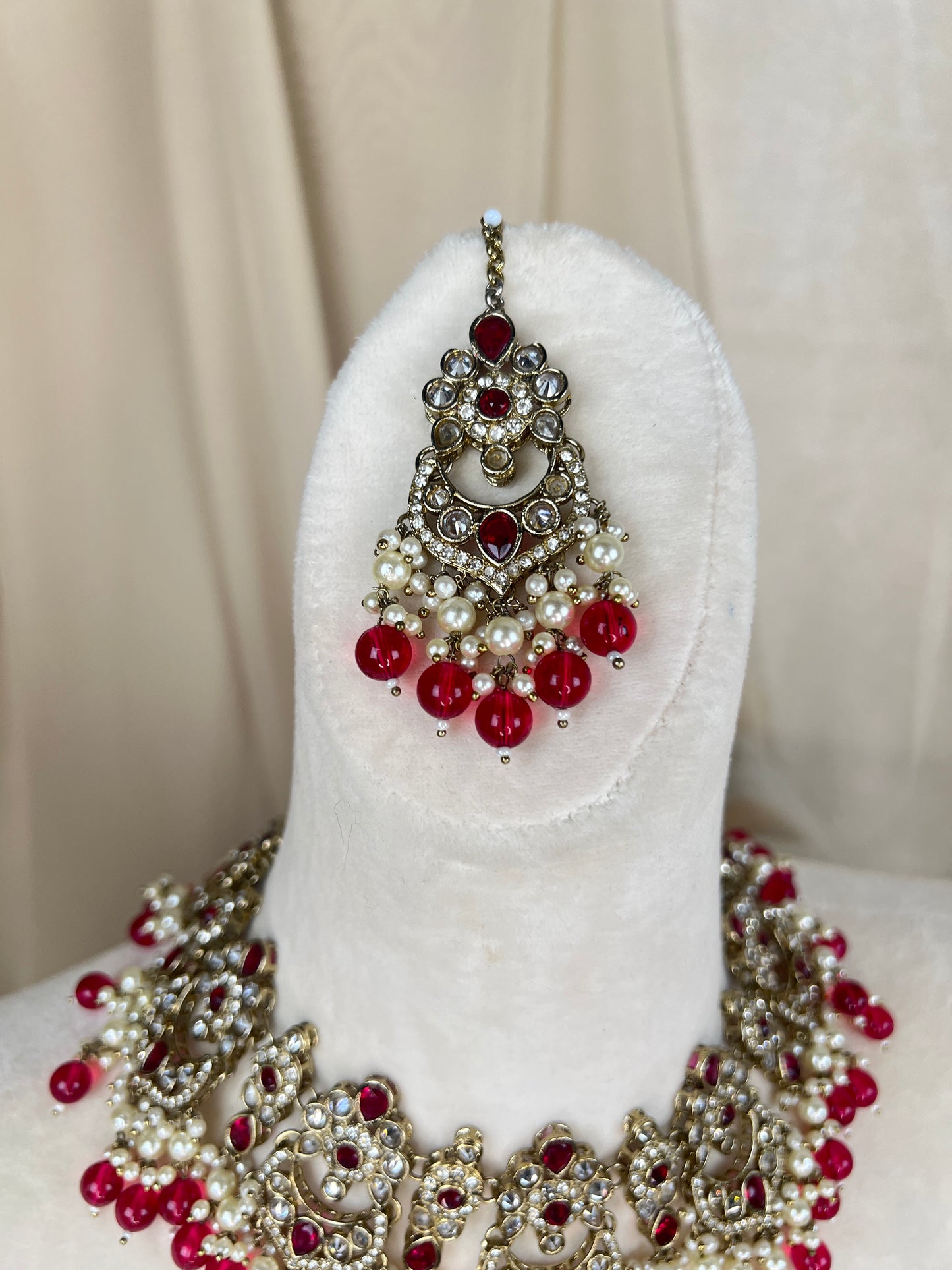 Polki Diamond Semi Bridal Set
