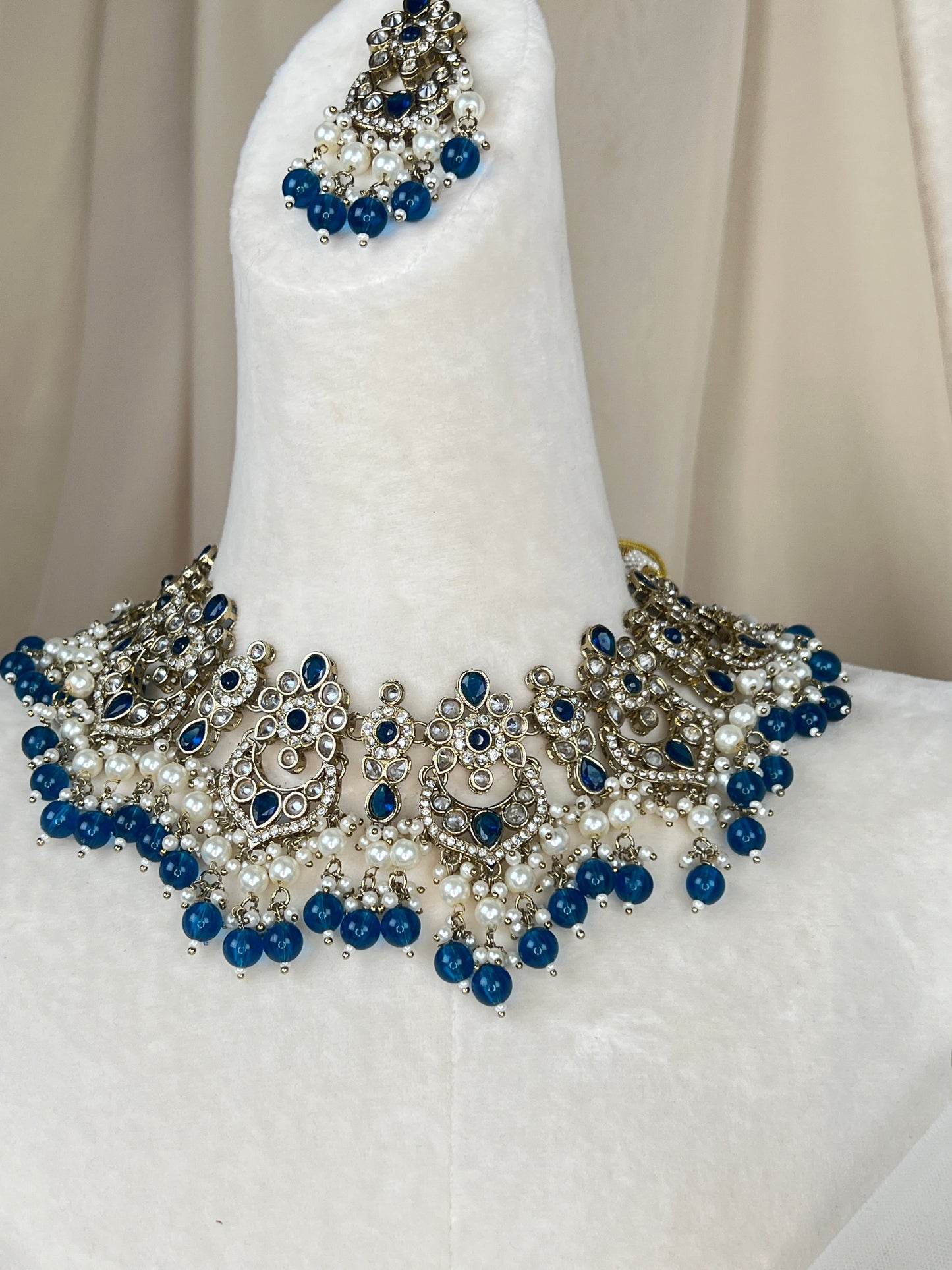 Polki Diamond Semi Bridal Set