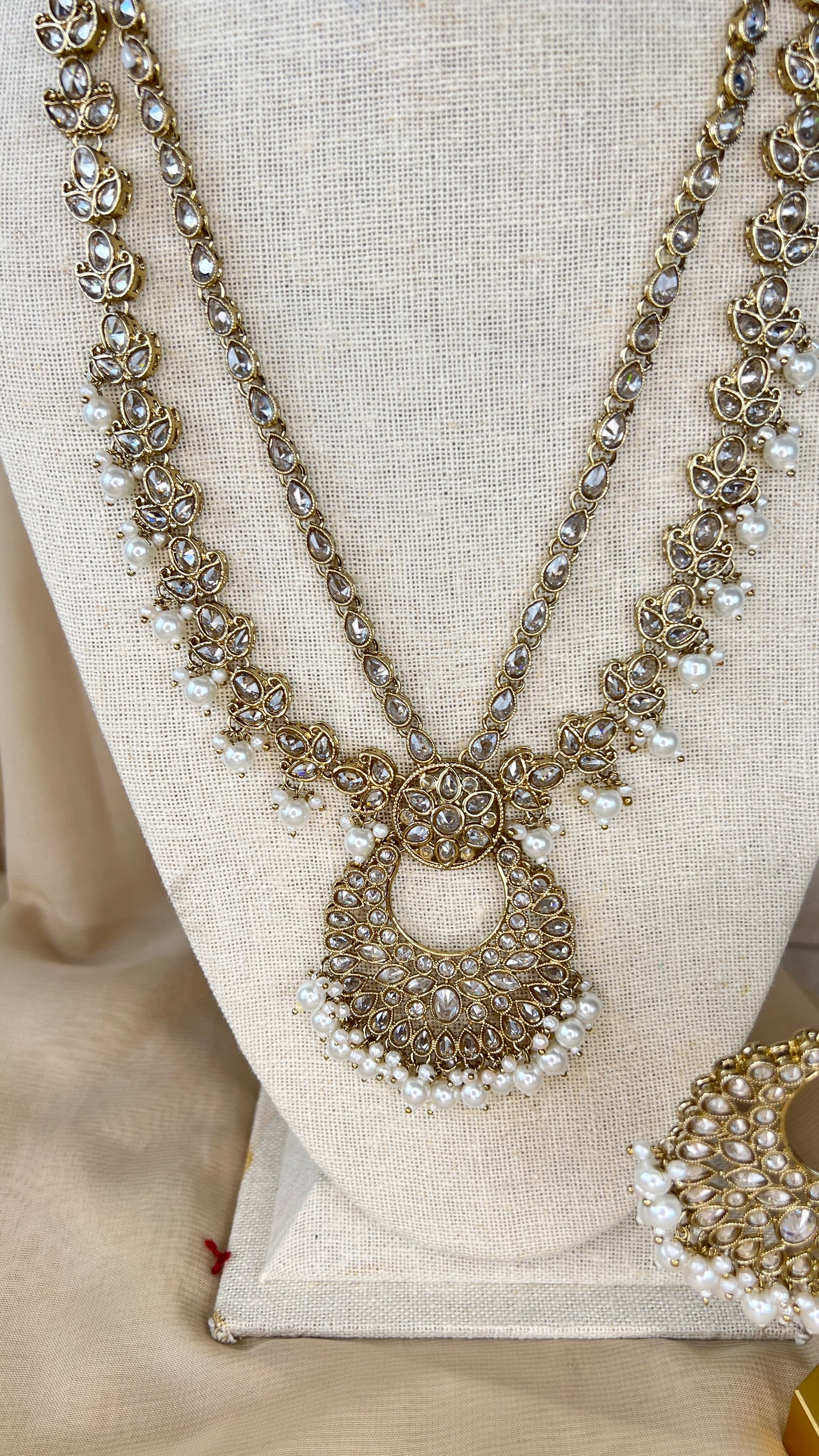 Polki Rani Haar | Mala | Long Necklace Set