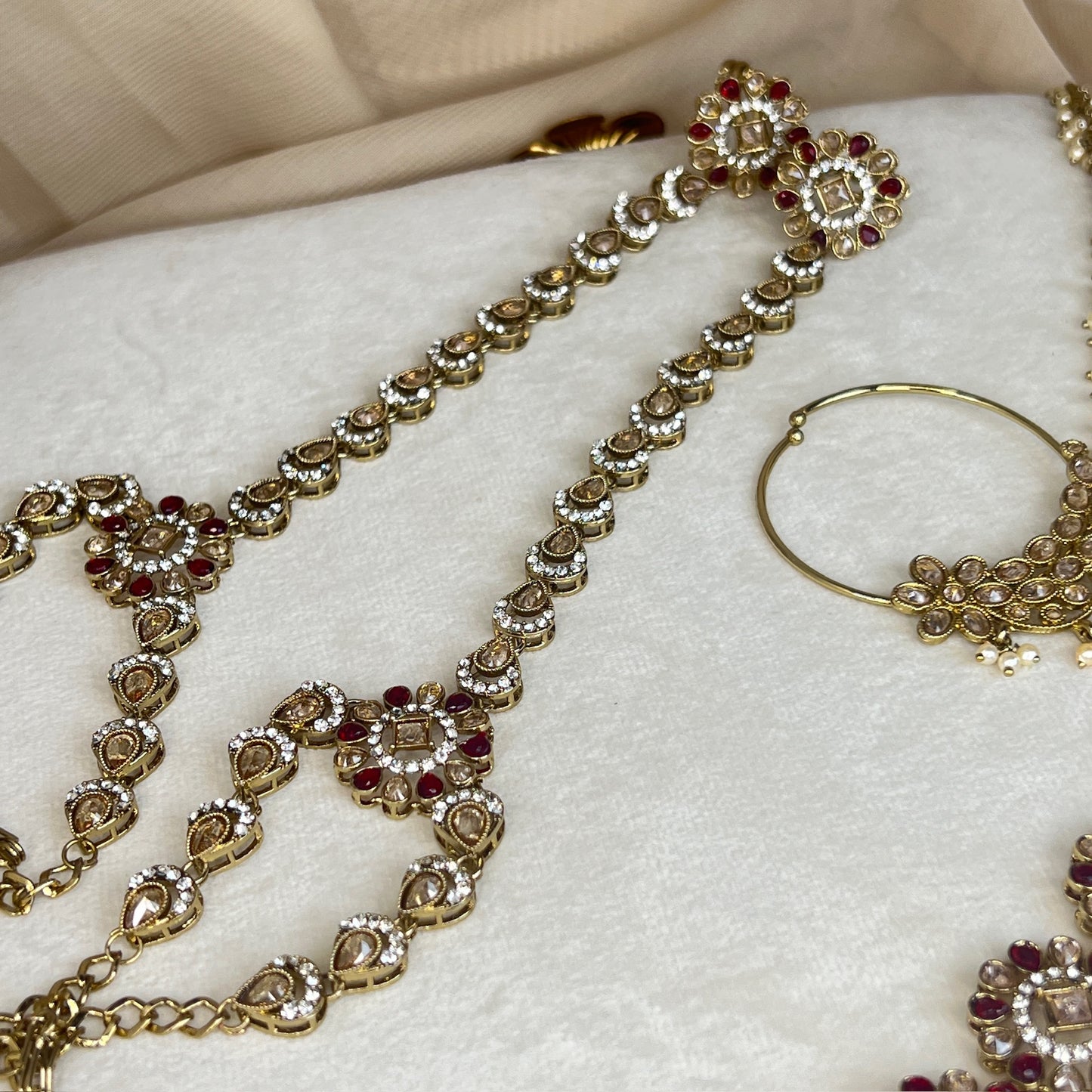 Maroon Full Bridal Set