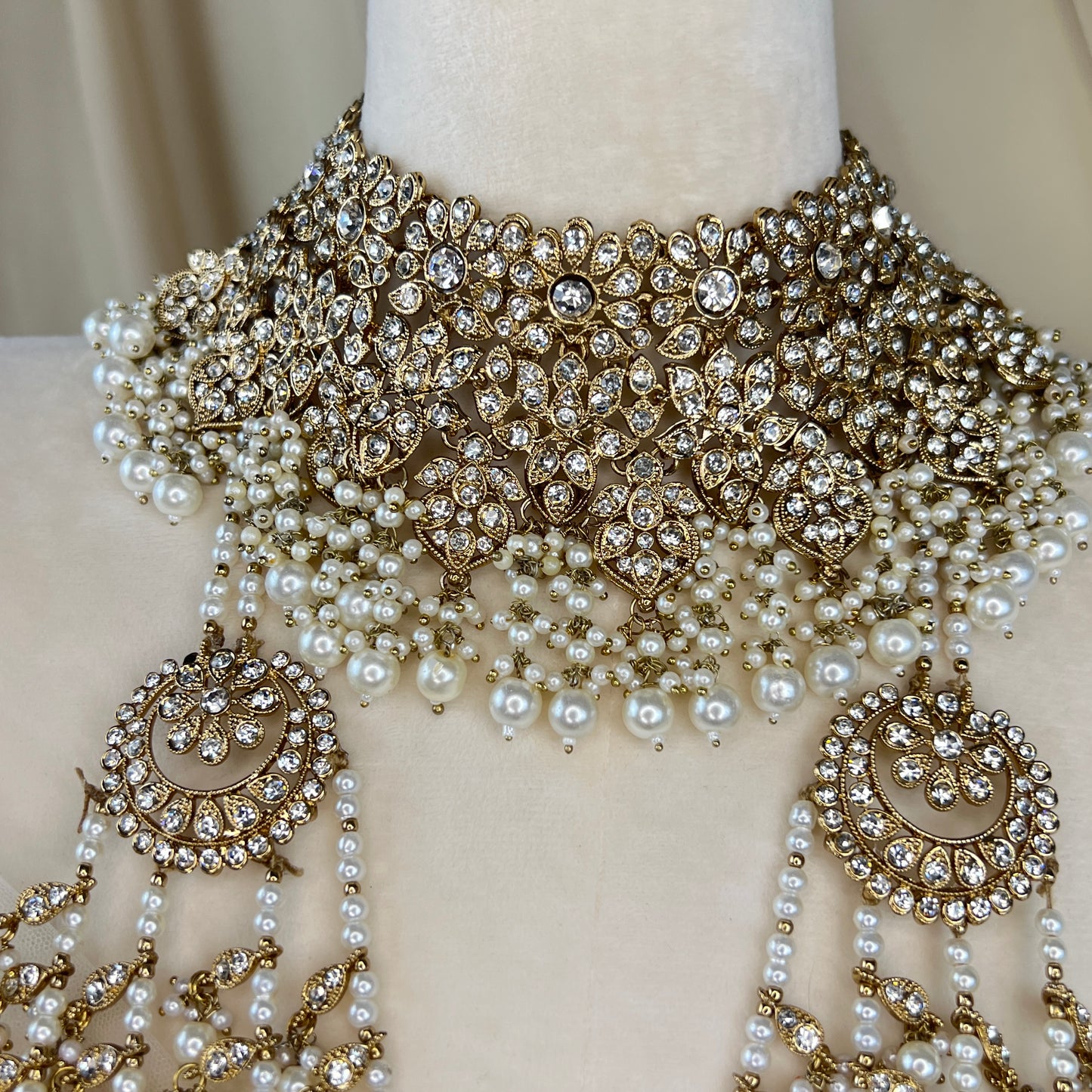 Long Layered Mala Full Bridal Set