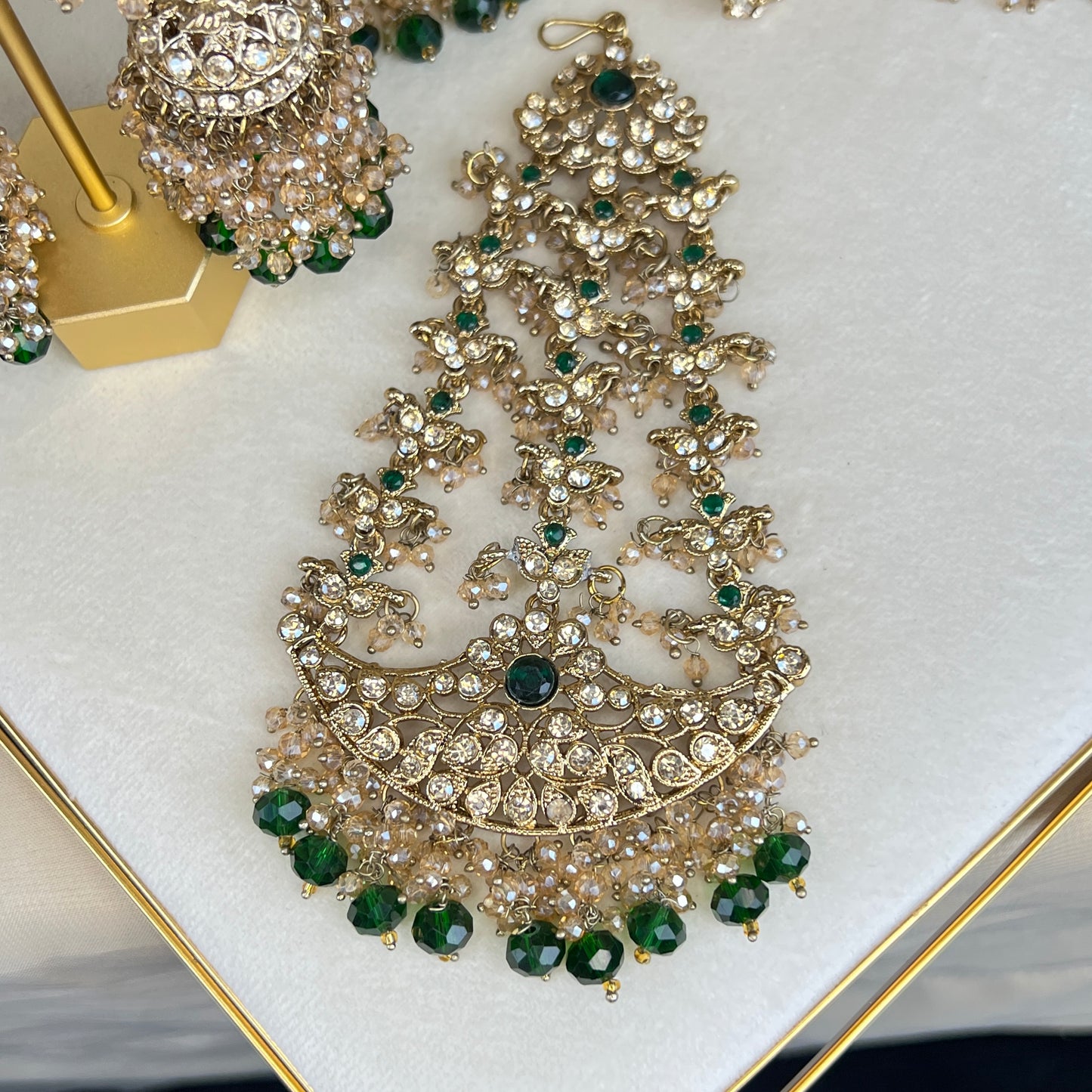 Long Layered Mala Full Bridal Set