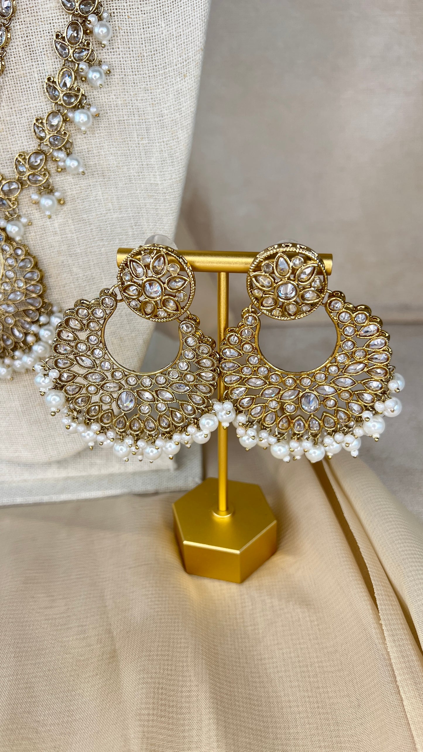 Polki Rani Haar | Mala | Long Necklace Set