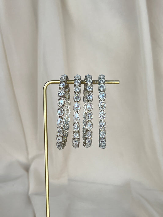 Silver Bangle Set