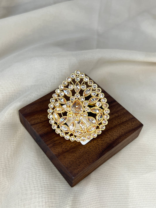 Large Statement Polki Ring