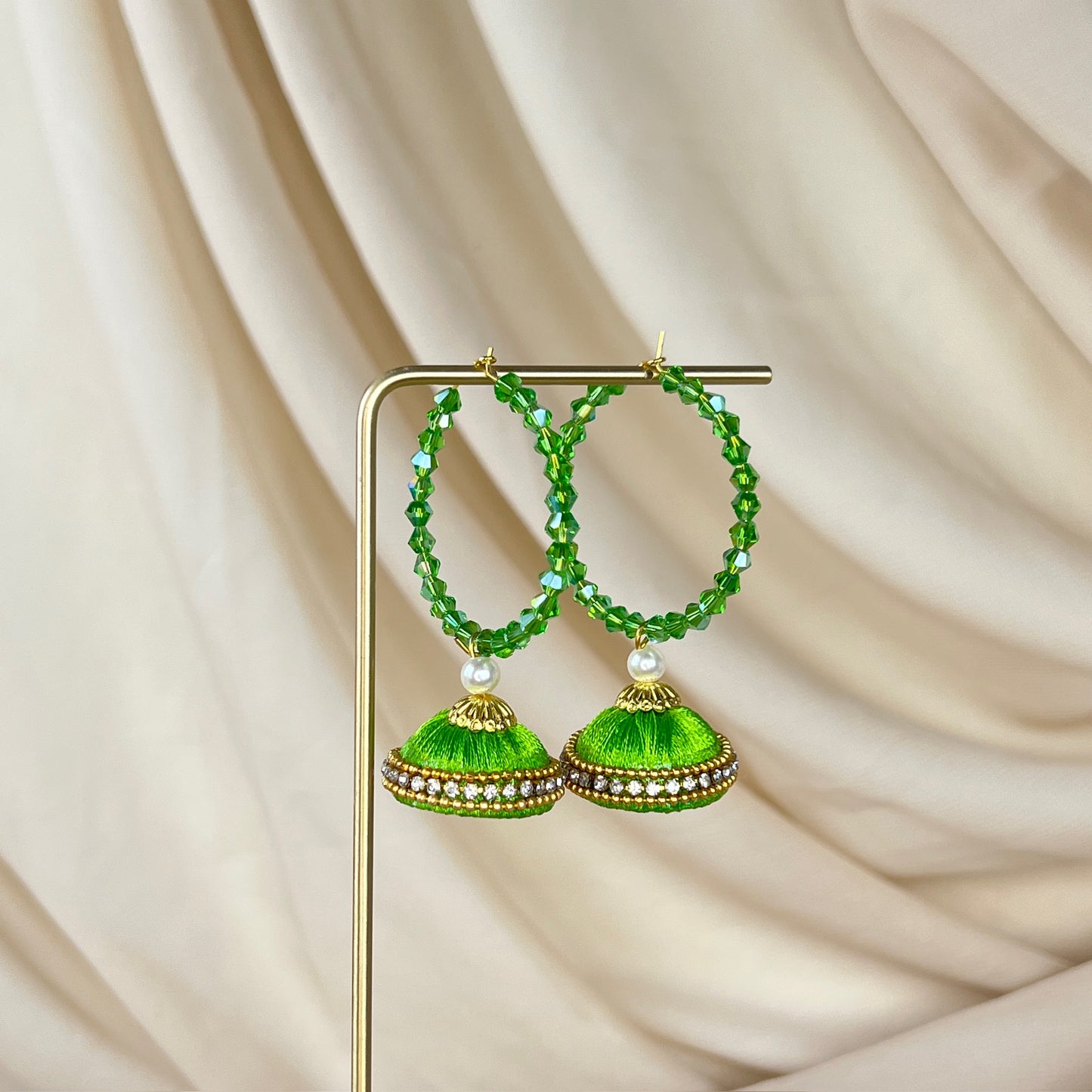 Jhumka Chandbali Earrings
