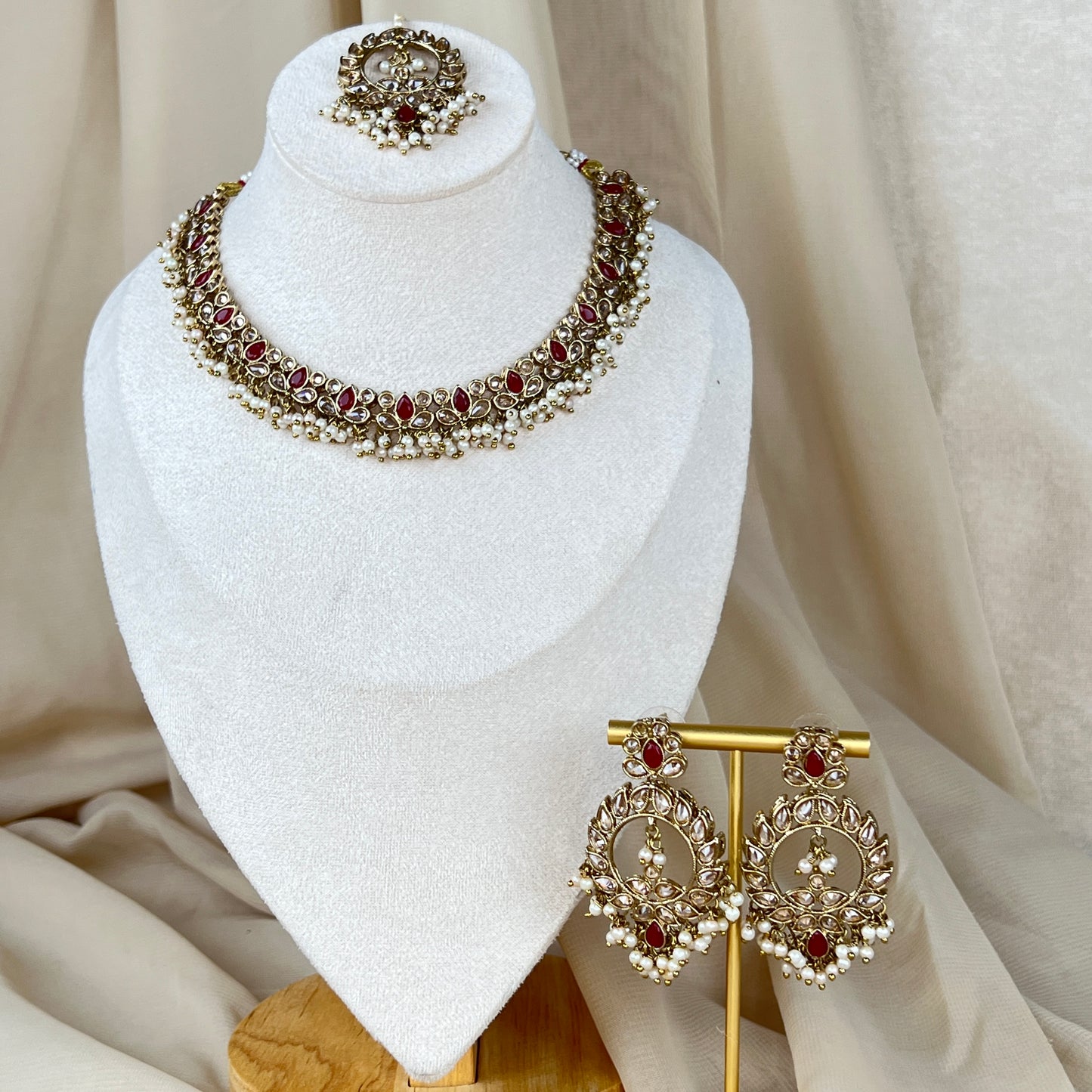 Polki Necklace Set