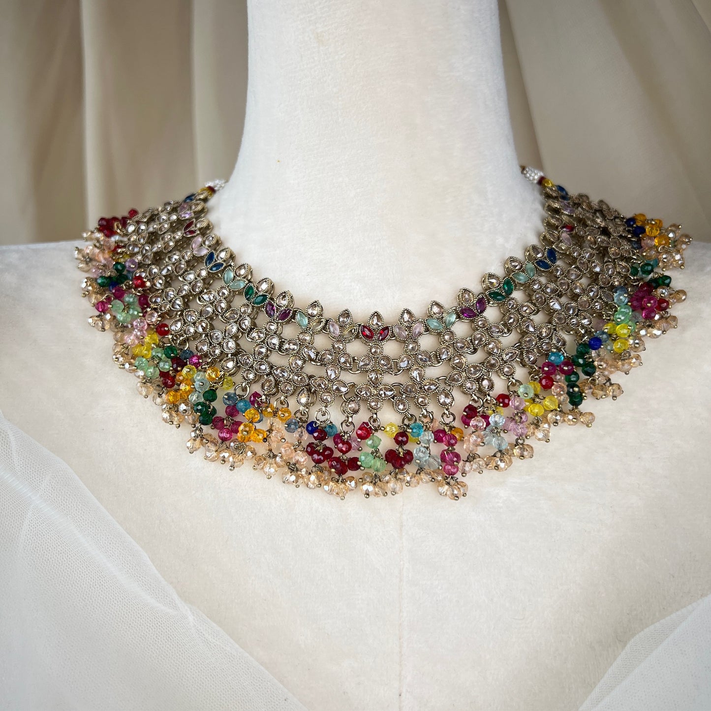 Pakistani Style Semi Bridal Set w/Jhoomar