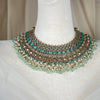 Large Bib Style Semi Bridal Set w/Jhoomar