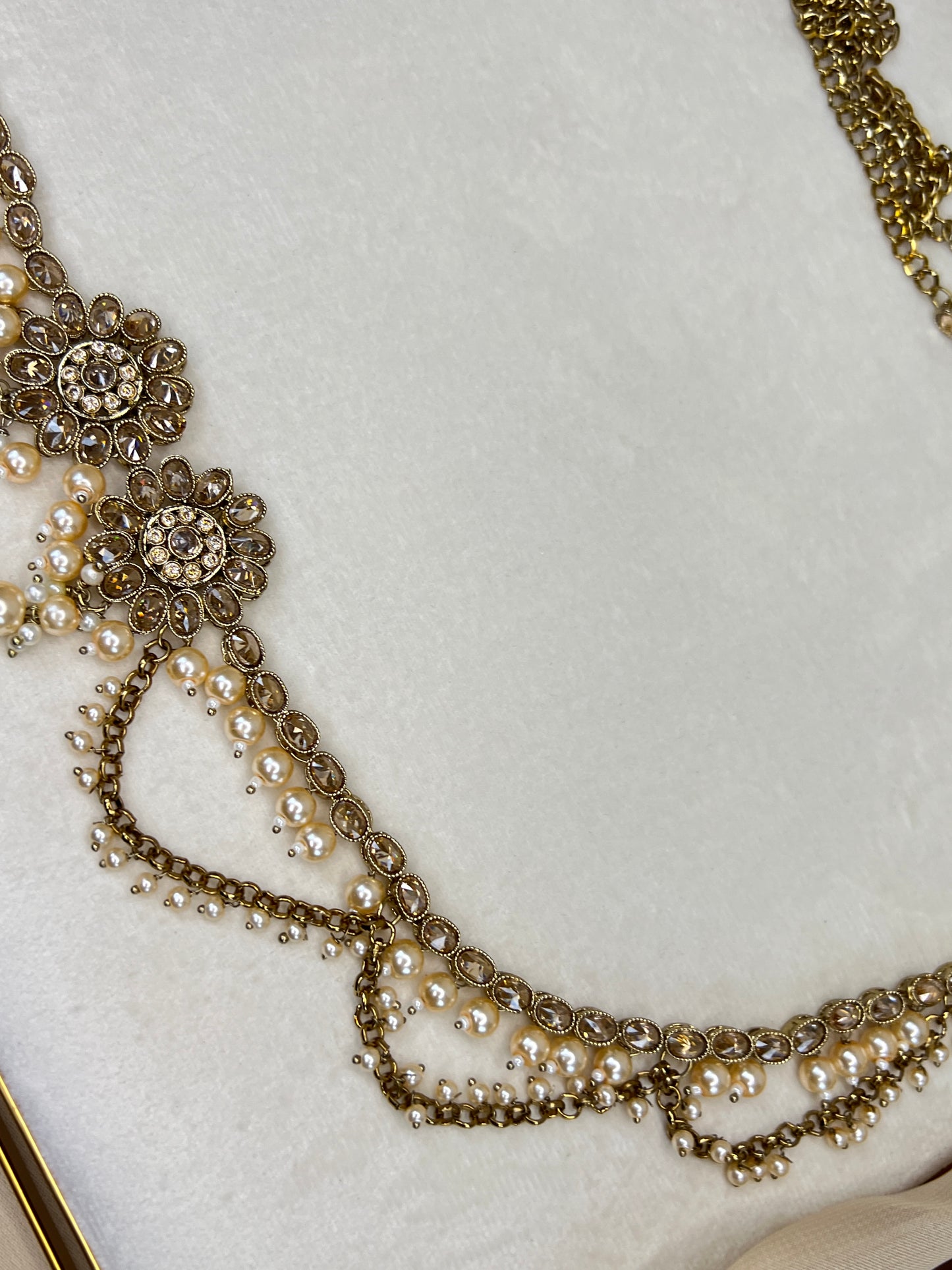 Flower Pearl Hip Chain | Waist Chain | Kamarbandh | Kamar Patta