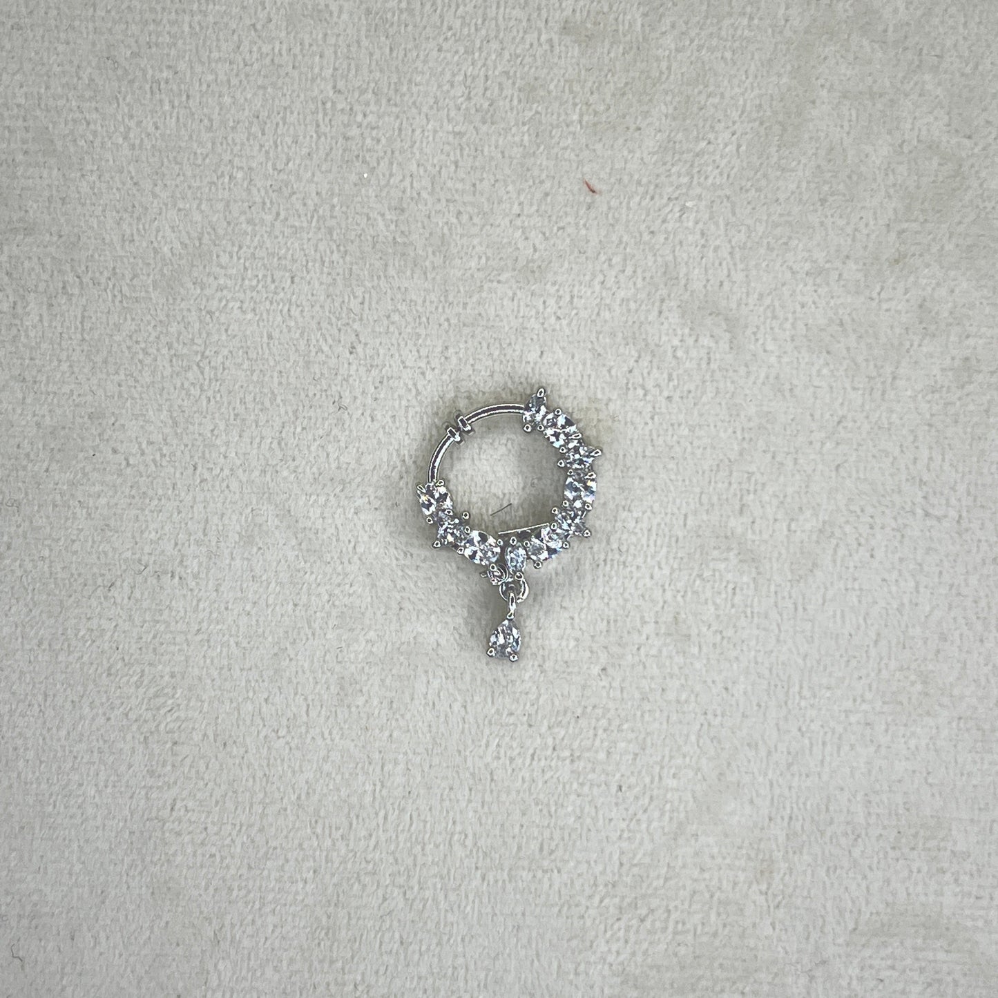 American DIamond Hoop Clip On Nose Ring | Naath