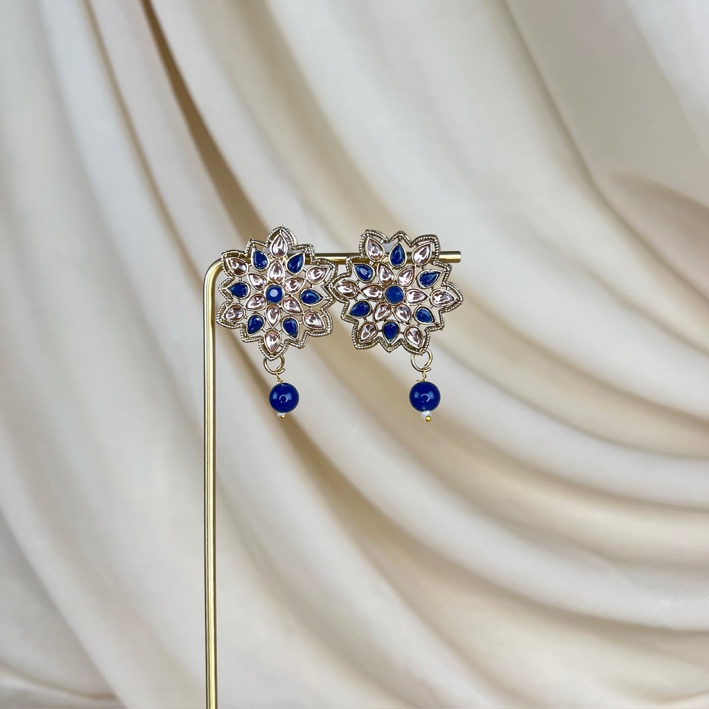 Blue and Gold Studs