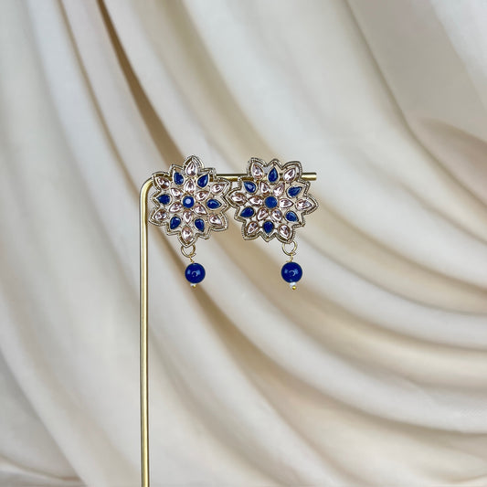 Blue and Gold Studs