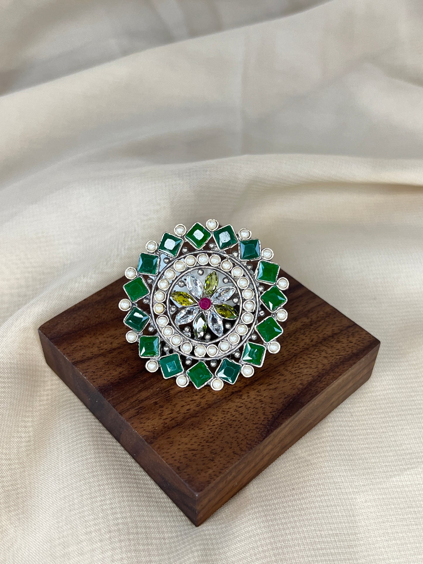 Large Statement Polki Ring