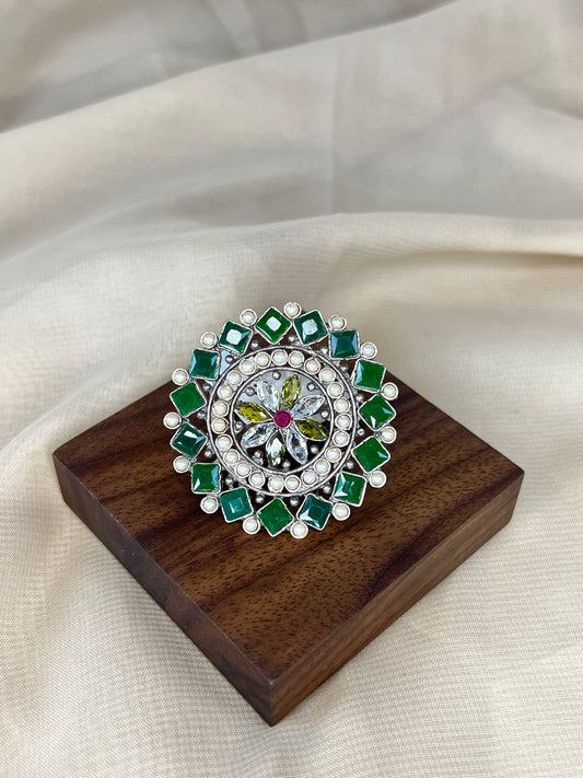 Large Statement Polki Ring