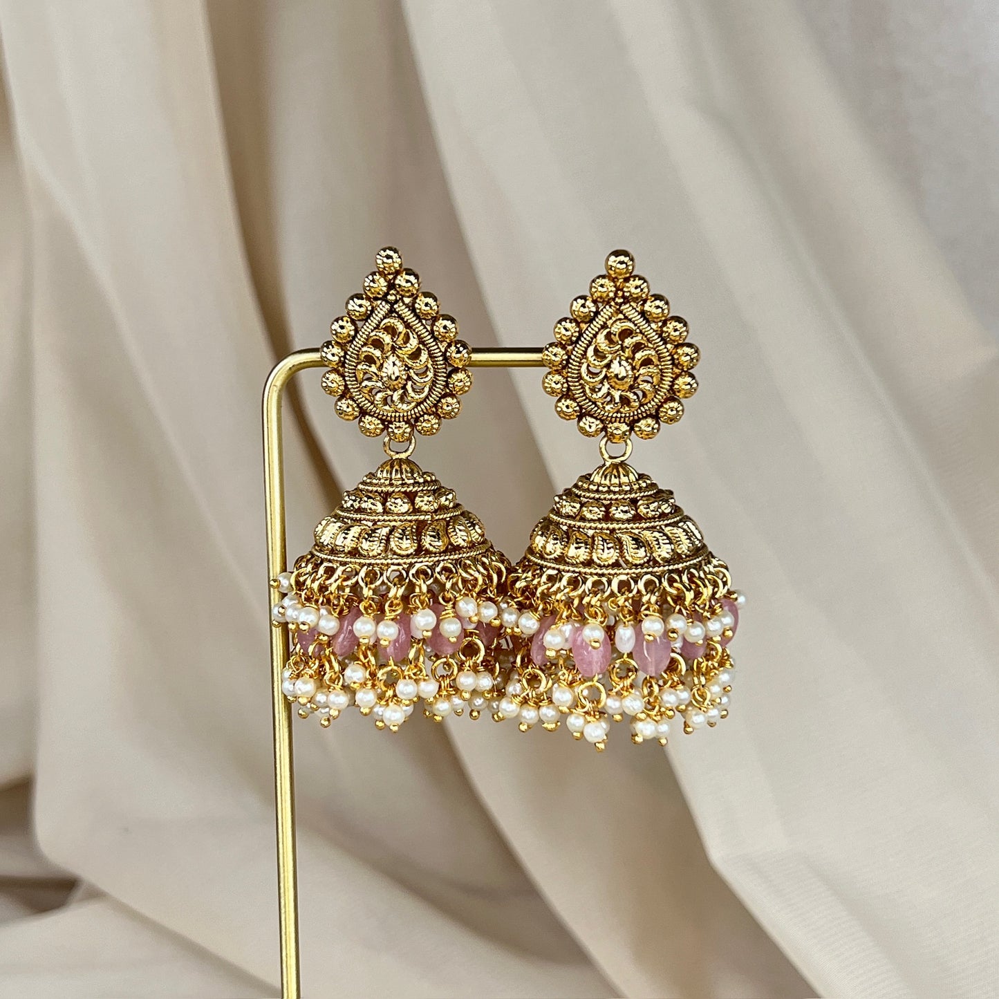 Traditional Gold Jhumka