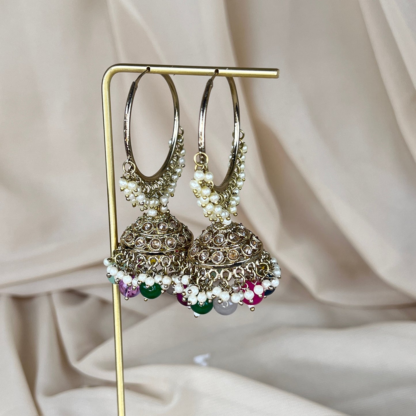 Large Bali Jhumka Hoops