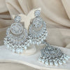 Large Silver Earring & Tikka Set