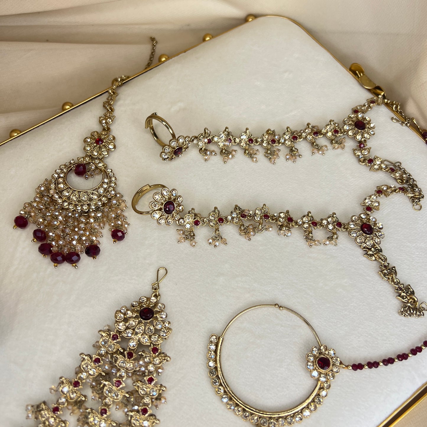 Long Layered Mala Full Bridal Set