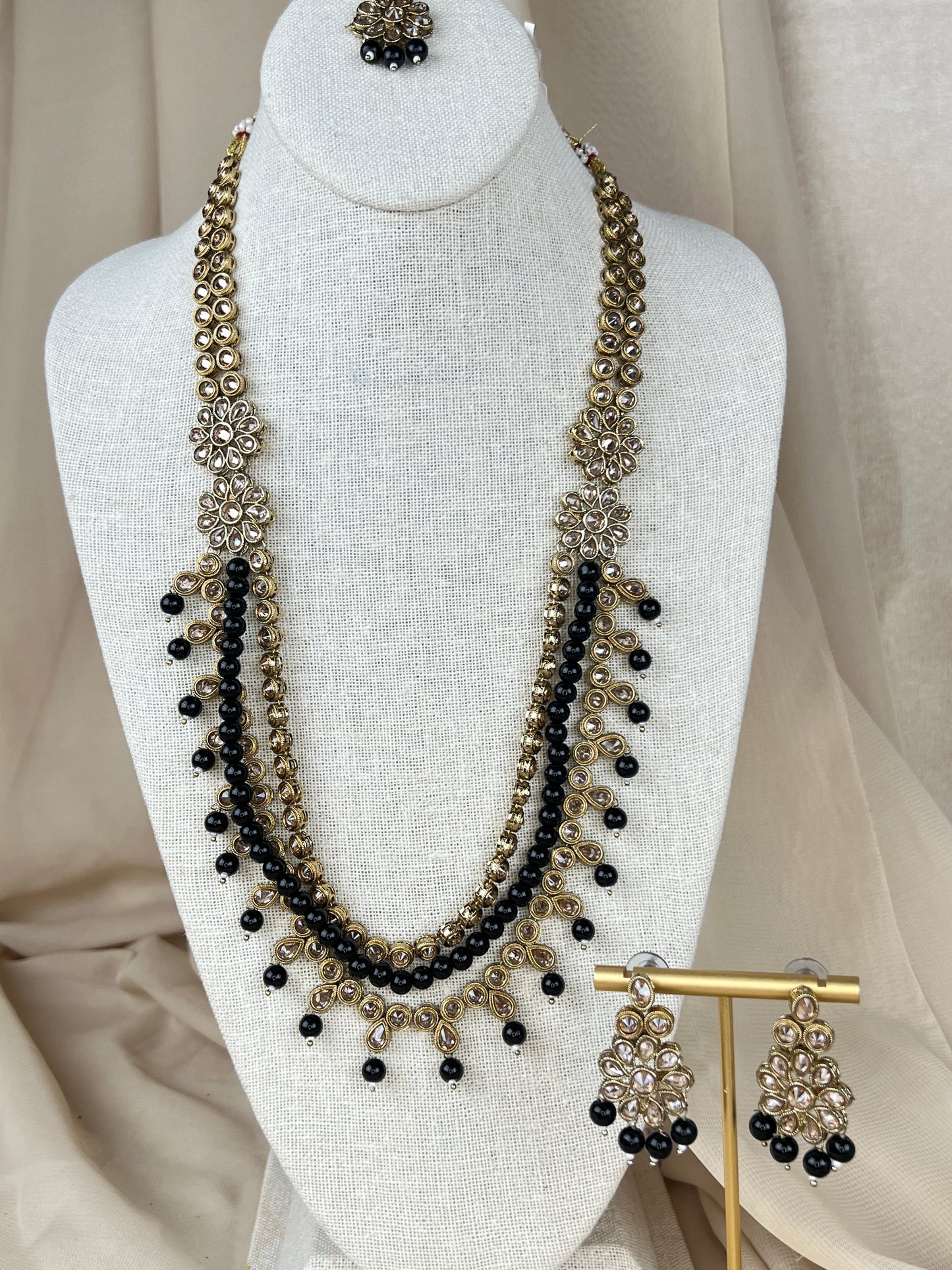Polki Layer Mala | Haar | Necklace Set