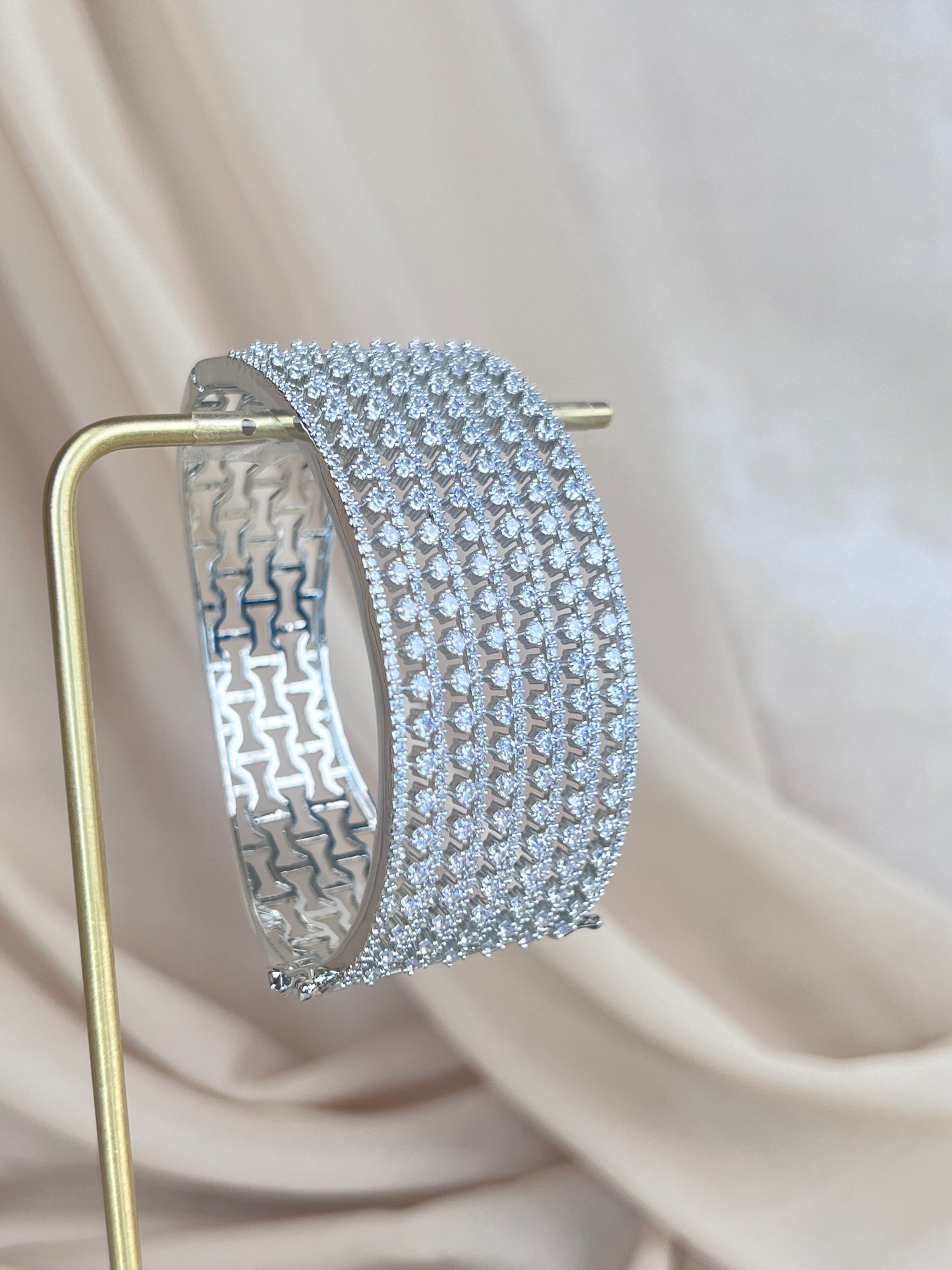 American Diamond | AD | Large Bangle Bracelet Cuff