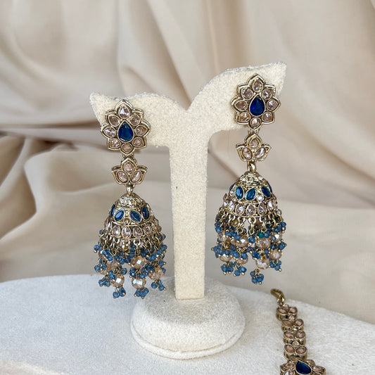 Dainty Jhumka Earring & Tikka Set