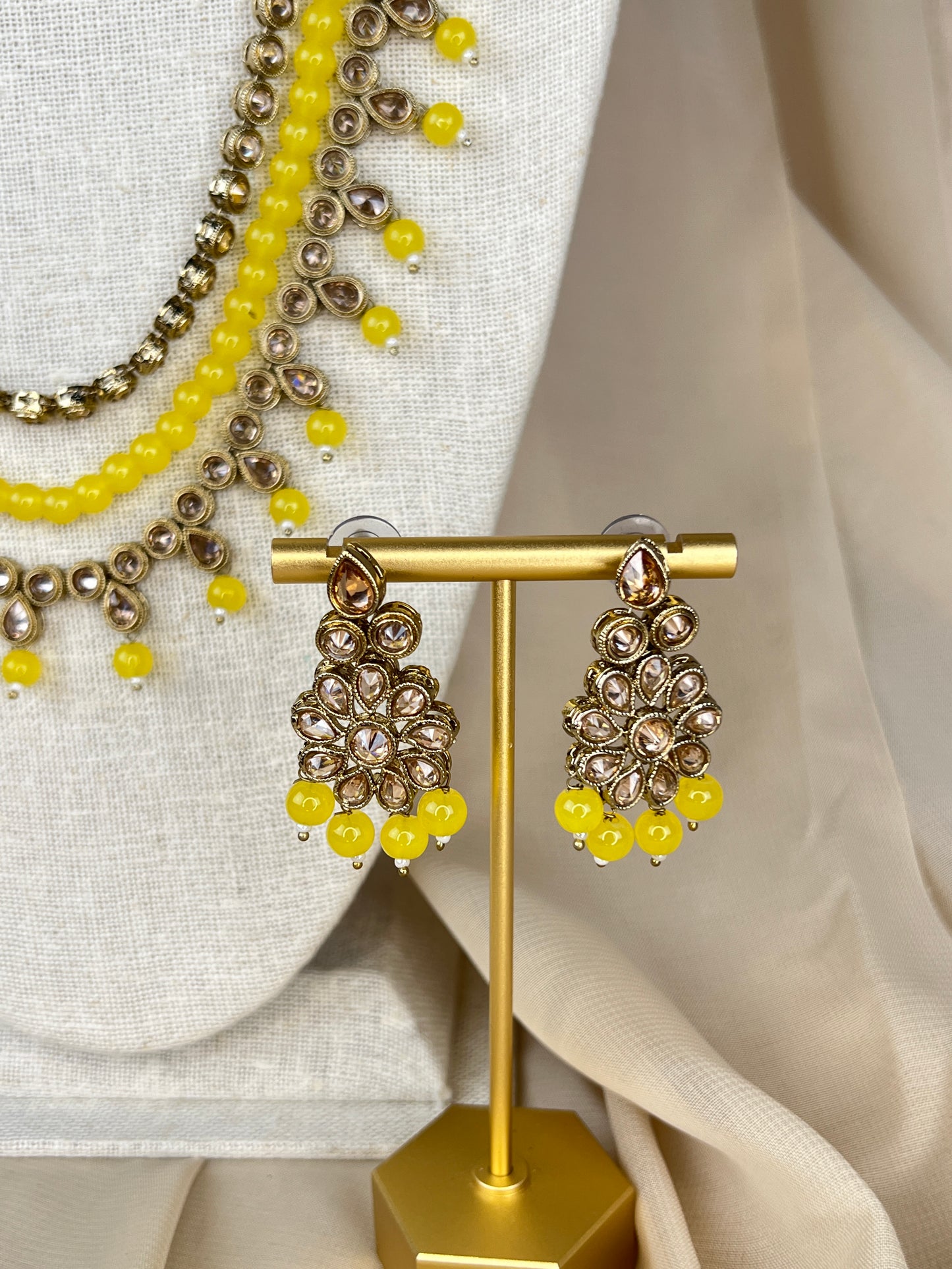 Polki Layer Mala | Haar | Necklace Set