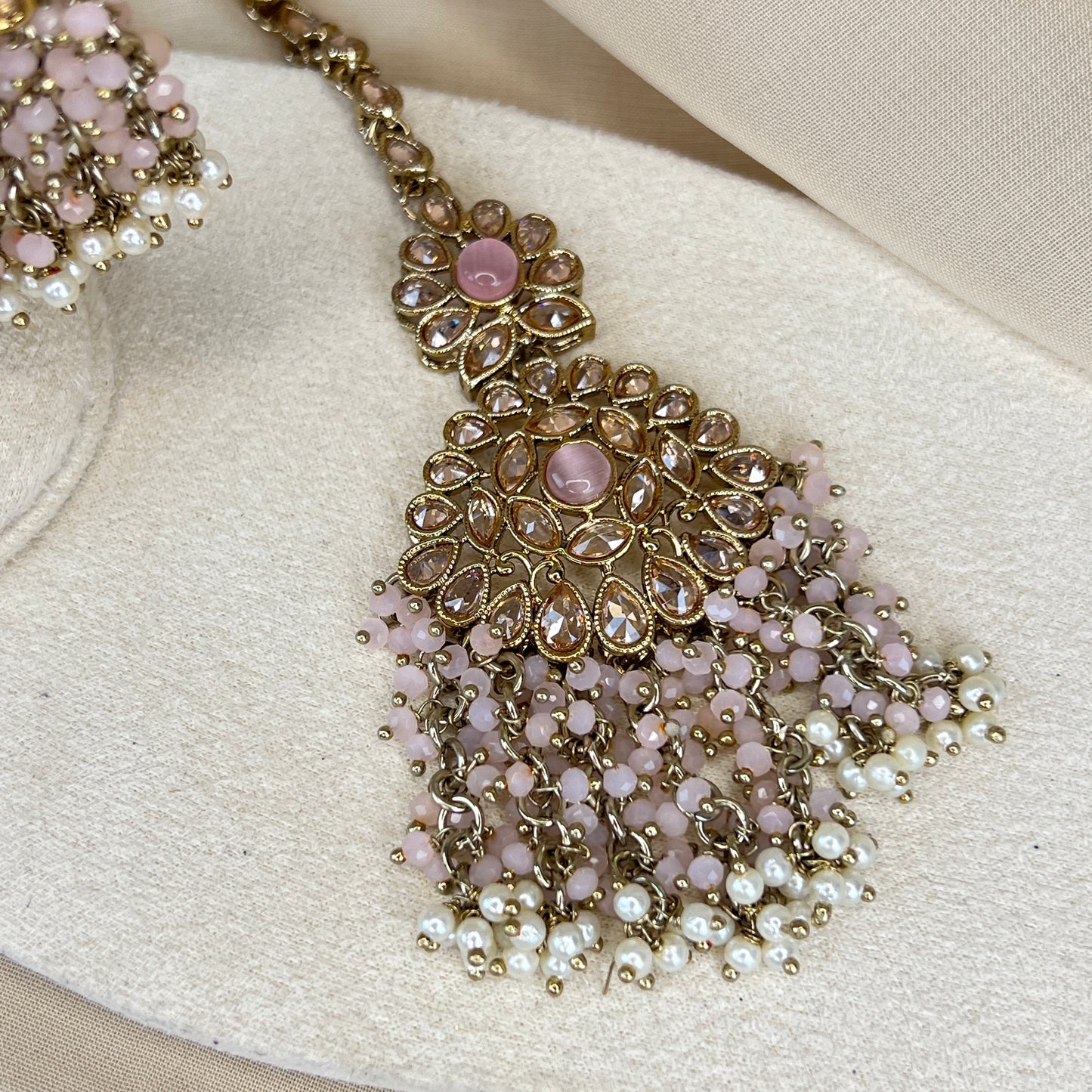 Large Earring & Tikka Set