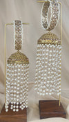 Large Polki Pearl Kaleera | Kalira Bangles