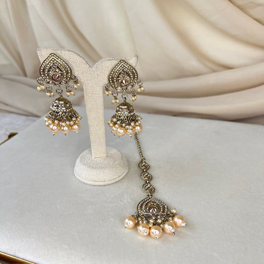 Jhumka Earring & Tikka Set