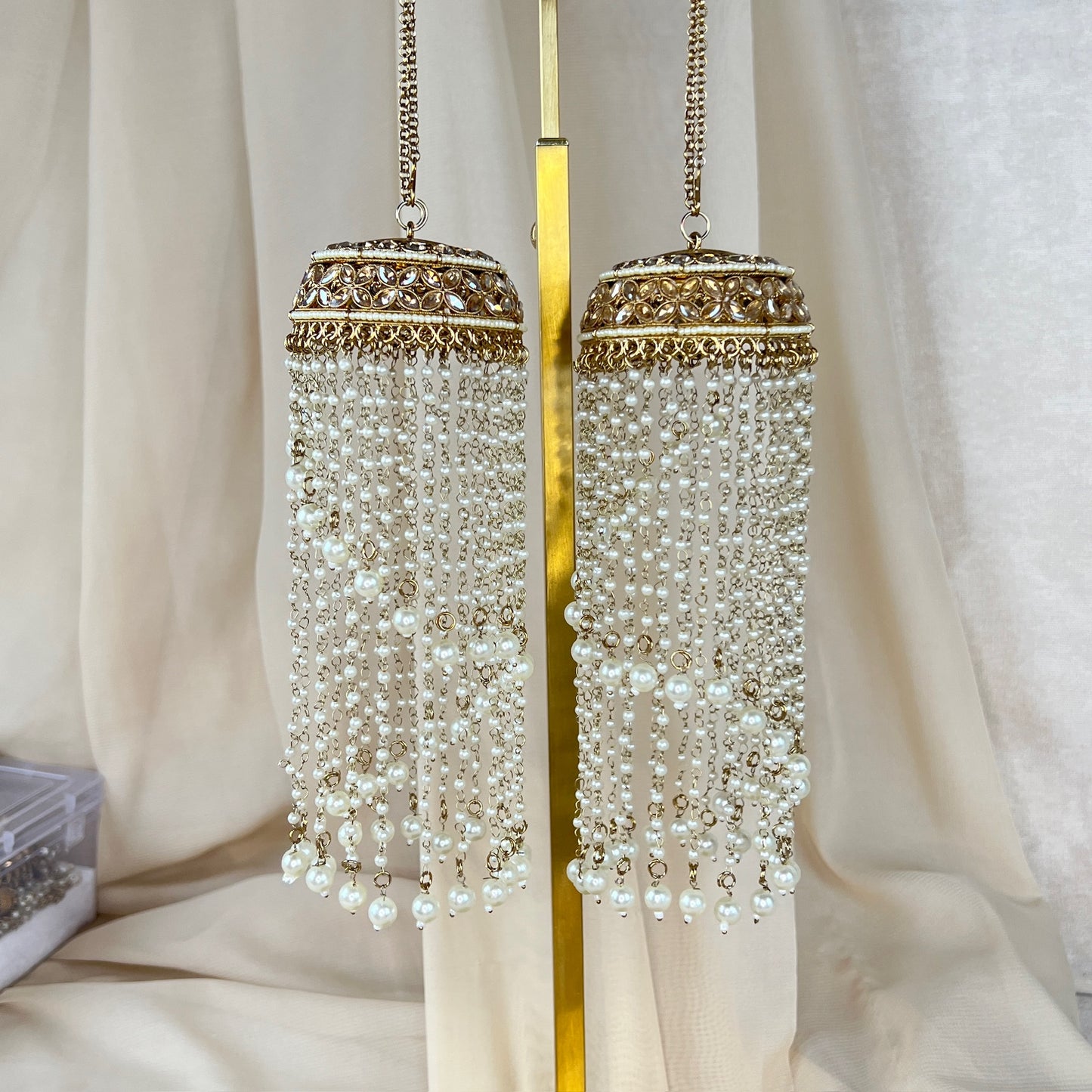 Pearl Gold Bridal Kaleera | Kalira