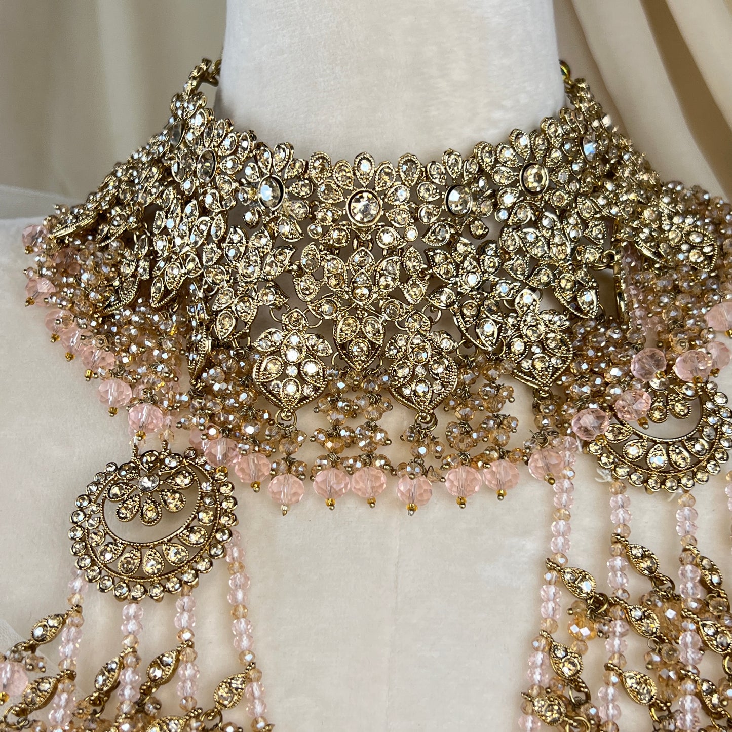 Long Layered Mala Full Bridal Set