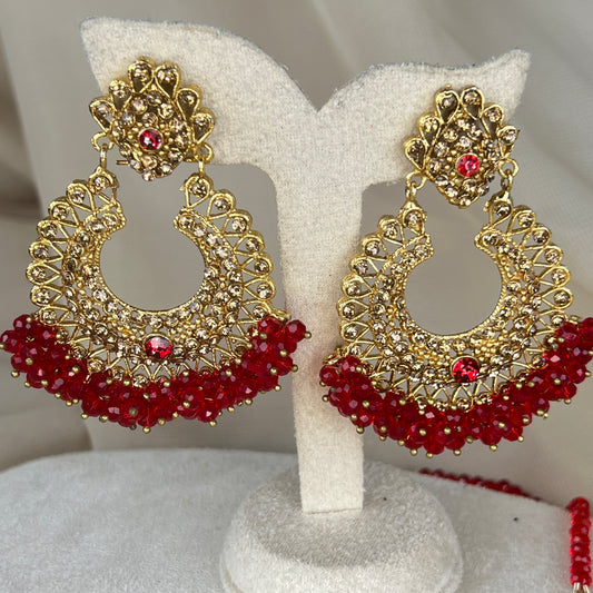 Pakisatani Style Earring and Tikka Set