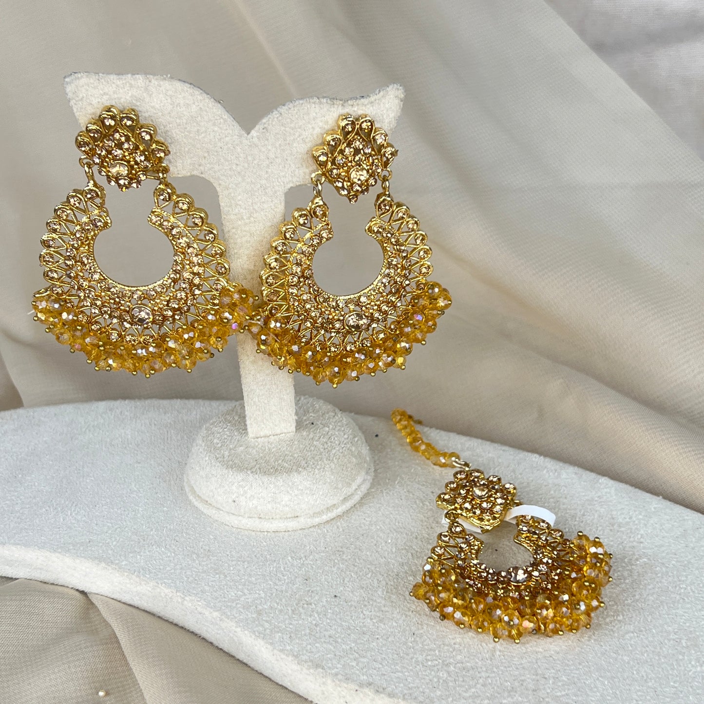 Pakisatani Style Earring and Tikka Set