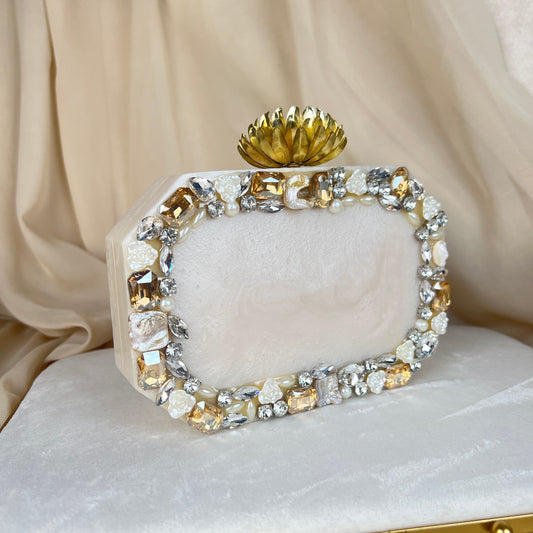 Resin | Acrylic Stone Clutch
