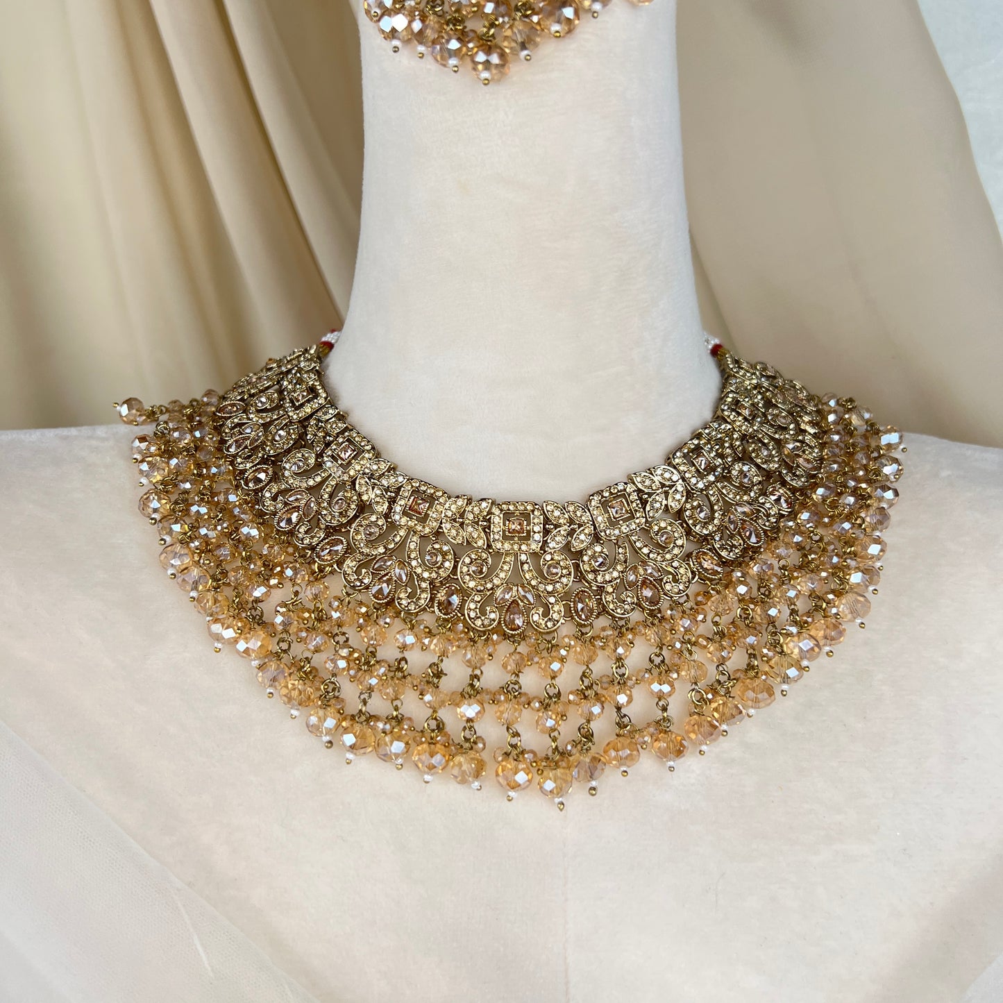 Pearl Semi Bridal Set