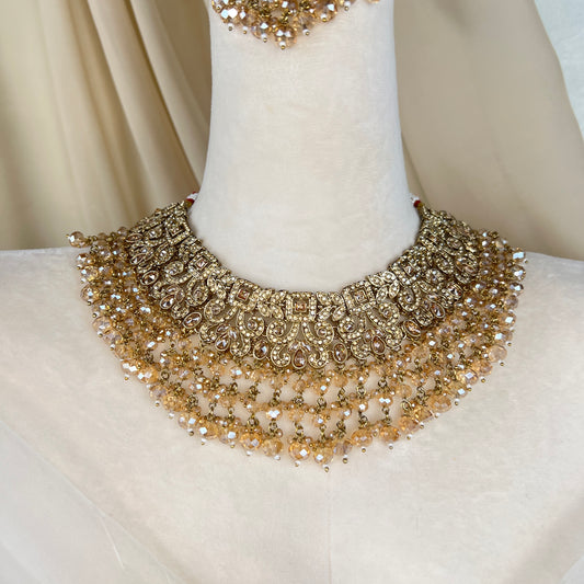 Pearl Semi Bridal Set